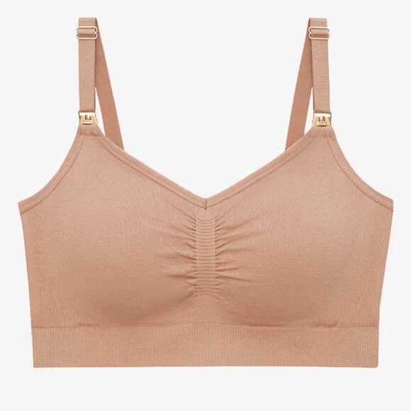 NWT Third Love Form Seamless Taupe Nursing Bra, Plus Size 3x - Picture 1 of 2